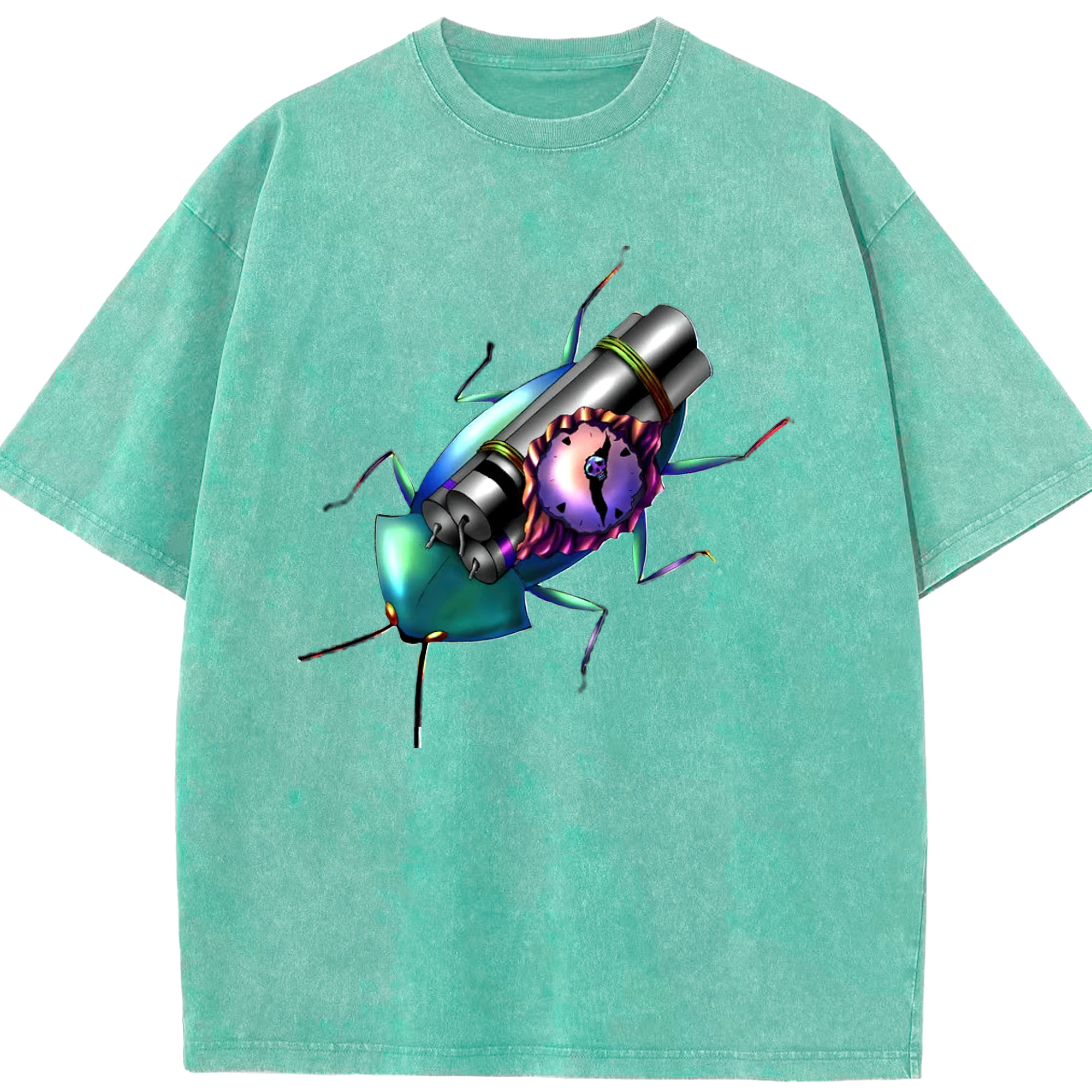 （画像用） 遊☆戯☆王 Yu-Gi-Oh! 綿100% ヴィンテージ風 半袖Tシャツ（フロントプリント）